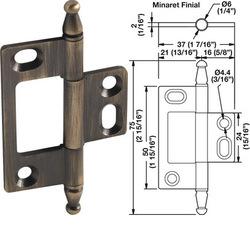 GOZNE DECORATIVO 50X37MM