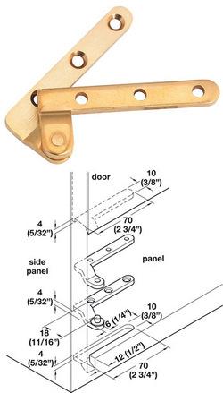 G HAF PIVOT ESQUINA 2 3/4 BR/MAT