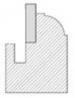 GLASS RET 7/16 X 15/64 1000 CLE