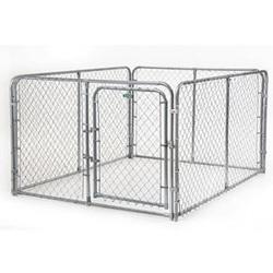 JAULA PERRO 6x8x 4FT GALVANIZED