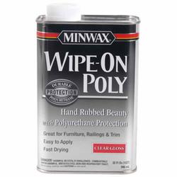 MINWAX WIPE ON POLY CLEAR GLOSS