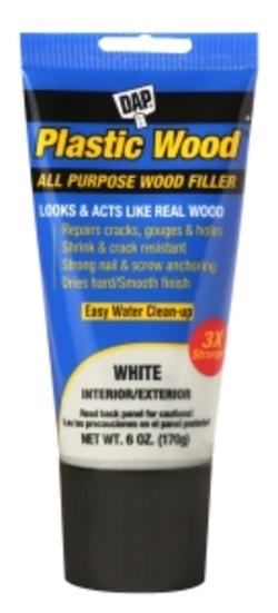 MASILLA PLASTIC WOOD WHITE 6OZ