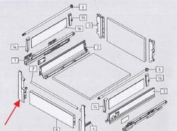 FR BRACKET RAILING DBLE GAV INT