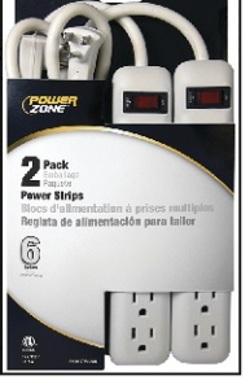 MULTI OUTLET 6 15AMP 2 PACK