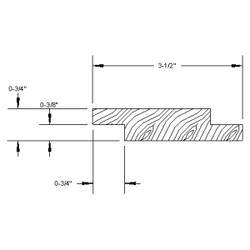 PL MOLDURA 1X3-1/2 PTTKDAT