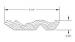 CROWN MOLDING MARUPA 3/4 X 4 1/4