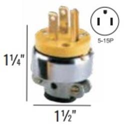 PLUG MACHO METAL 3 PATAS 120V