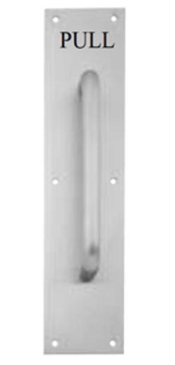 PULL PLATE 4X12 SS
