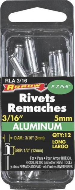 REMACHE ALUM 3/16 X 1/4 15PK