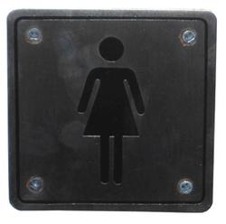 RESTROOM SIGN PLATE WOMEN