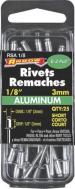 REMACHE ALUM 1/8 X 1/8 PKG 25