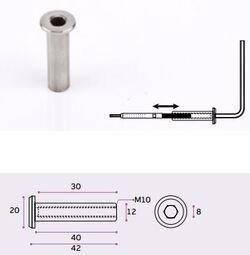 TENSOR HILO INT CABLE ACERO 6MM