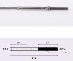 TER HILO M10 CABLE ACERO 6MM