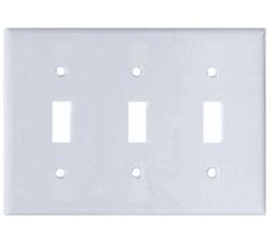 TAPA PLASTICA SWITCH TRIPLE BLAN