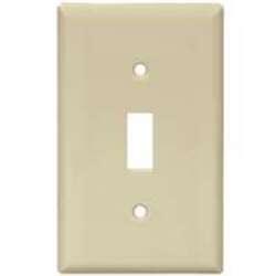 TAPA SWITCH SENCILLA PLAST IVORY