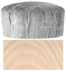 TAPON ROUND HEAD BIRCH 3/8 25PK