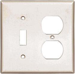 TAPA PLASTICA 2 GANGA COMB BLANC