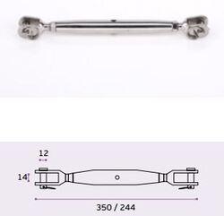 TENSOR DOBLE CABLE ACERO 6MM