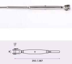 TENSOR CABLE ACERO 6MM