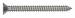TOR SM FLAT HEAD SS 6 X 1 1/4