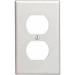 TAPA RECEPTACULO DOBLE BLANCA