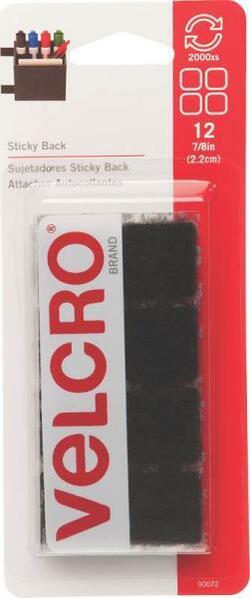 VELCRO 7/8 X 7/8 12PK