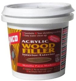 L ACRYLIC FILLER OAK 8 OZ