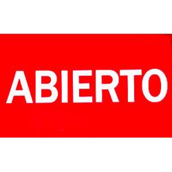 LETRERO ABIERTO