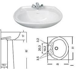 LAVAMANO POMPANO BONE 6624