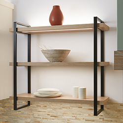 LAD YOUK SHELF SYST BLACK 21 5/8