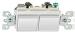 SWITCH COMBINACION DECORA BLANCO