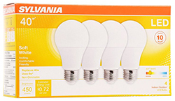 BOMBILLA LED 10YR 40WA19 27K 4PK