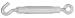 HOOK TURNBUCKLE 1/4 X 7 1/2 EA