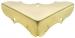 DECO CORNER S BRASS 1-1/4 4PK
