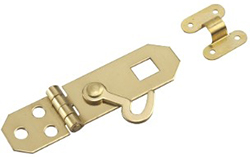 HASP WHIT HOOK SOLID BRASS