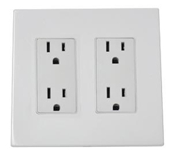 LUMINEX RECEPTACULO 2 BLANCO