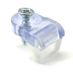 CLIP CRISTAL CLEAR 4MM INV 20BAG