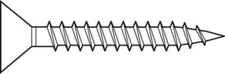 FLATHEAD SCREW 1/2