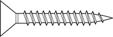 FLATHEAD SCREW 1/2