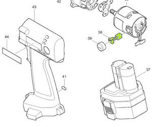 ESCOBILLA MAKITA 6914D