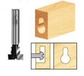 T KEYHOLE 1/4S 3/8D 3/8B