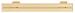 TIRADOR H2365 BRUSH GOLD 128MM