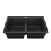 F TOP DOB 9 33X22  1H BLACK QC