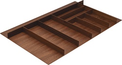CUTLERY TRAY LARGE WALNUT 853MM