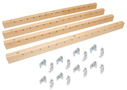 X BRACKET 28" MAPLE  32MM KIT