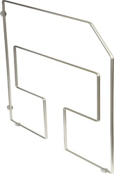 TRAY DIVIDER 18" FROSTED NICKEL