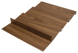 STEPPED SPICE HOLDER WALNUT