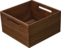 FINELINE STORAGE BOX 2 WALNUT