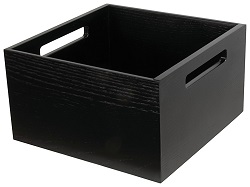 KITCHEN STORAGE BOX 2 BLACK ASH
