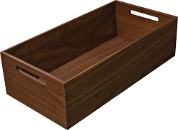 FINELINE STORAGE BOX 1 WALNUT